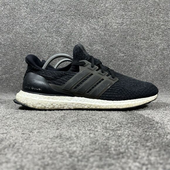 Adidas UltraBoost 3.0 BA8842 Mens Size 11 Core Black Athletic Running Shoes Used - Picture 1 of 12